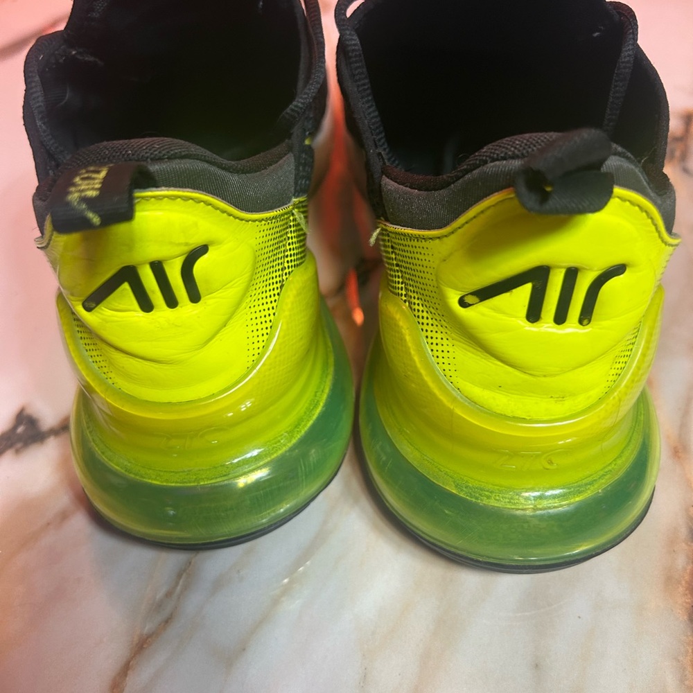 Nike Air Max 270 Men’s Sneakers - Black, Neon Yellow, Red - Picture 6 of 6